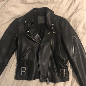 All Saints leather jacket